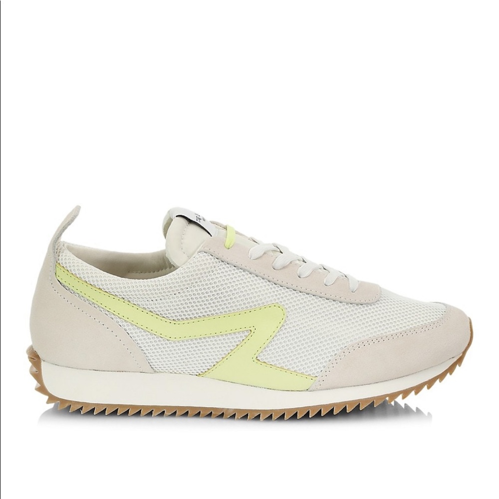 Rag & Bone Retro Runner White Sneakers